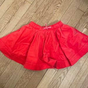 Mini Boden corduroy red skirt (size 4-5)